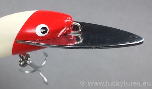 Typische Metall-Tauchschaufel des 15 cm langen Nils Master Invincible Wobblers DEEP RUNNER Metal Lip.